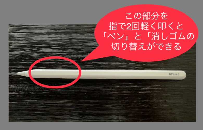 iPad　スクリーンショットペンの切り替え