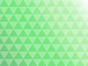 三角の模様　グラデーション　緑