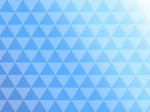 三角の模様　グラデーション　青