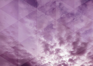 光と薄紫色の不思議な空