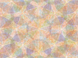 万華鏡みたいな背景 オレンジ