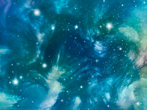 星と雲の渦イラスト風