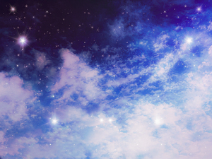 きらきらの冬の夜空