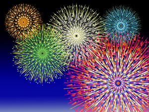 夜空の花火1