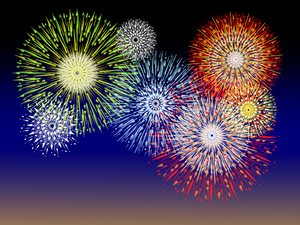 夜空の花火3