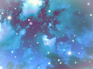 静かな星空の風景