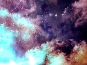 ビンテージな夜と星空