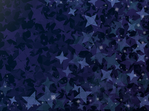 星が重なった背景素材　黒