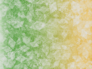 ガラスのかけら風背景 緑と黄